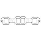 Cometic Oldsmobile 400/425/455 .094in HTG Exhaust Gasket Set - 1.920in x 1.550in Rectangular Ports