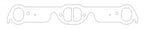 Cometic Pontiac 326/350/389/400/421/428/455 V8 .030in MLS Exhaust Manifold Gasket Set
