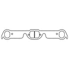 Cometic Pontiac 326-455 CI V8 .043in Copper Exhaust Manifold Gasket Set - 2.000in x 1.550in D-Ports