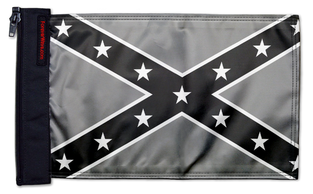 Confederate Subdued 12"x18" Forever Wave Flag for Jeep Wrangler YJ 1986-1995