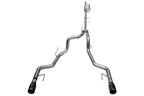 Corsa 2021-2025 Ford F-150 SuperCrew/5.5ft Bed 3.5L V6 Sport Cat-Back Dual Rear Exit-Black PVD