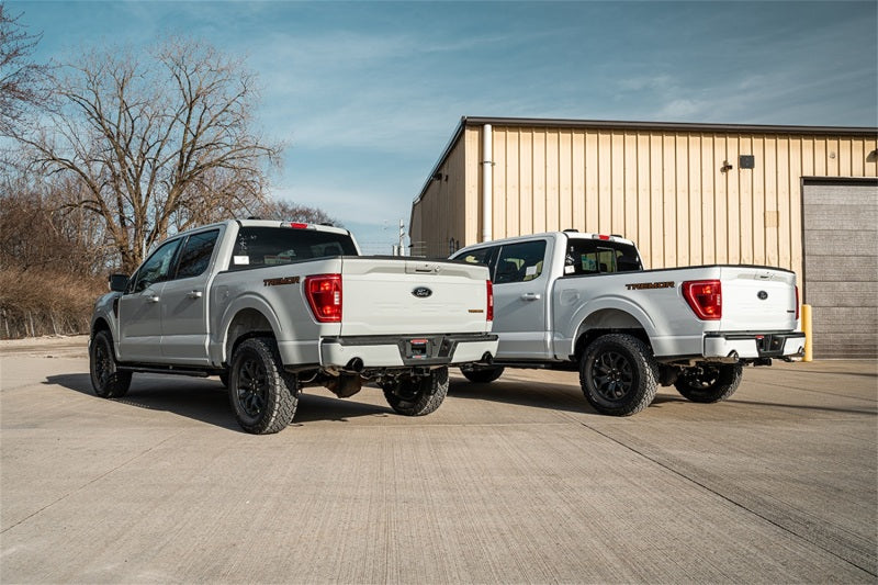 Corsa 2021-2025 Ford F-150 SuperCrew/5.5ft Bed 3.5L V6 Sport Cat-Back Dual Rear Exit-Black PVD