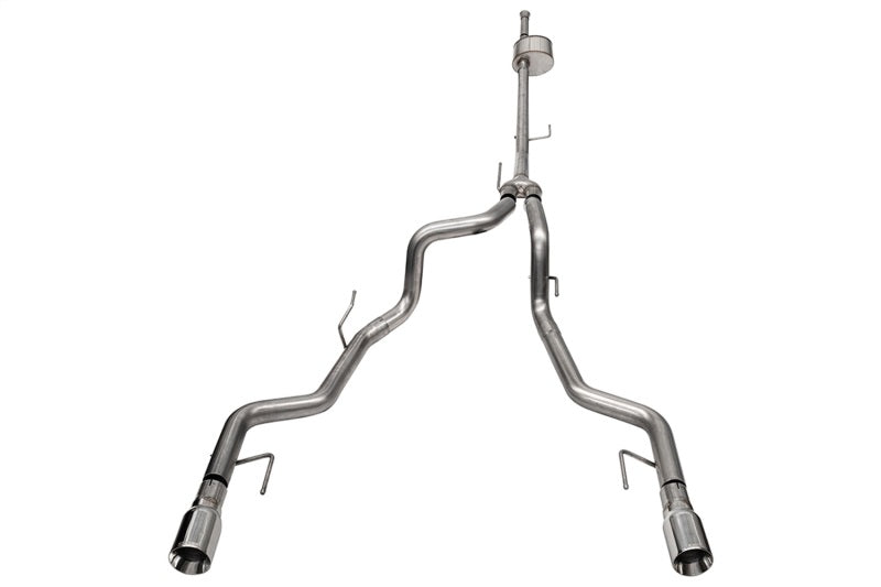Corsa 2022-2025 Ford F-150 SuperCrew/5.5ft Bed 5.0L V8 Xtreme Cat-Back Dual Rear Exit-Polished