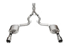 Corsa 24+ Ford Mustang GT Xtreme CatBack Exhaust Sys 3.0in Dual Rear Exit w/4.5in Straight Cut Tips