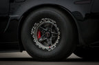 Corvette C5 C6 15" Conversion Kit By Carlyle Racing, Drilled and Slotted Rotors, Black Calipers
