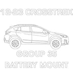 2012-2023 Subaru Crosstrek Group 35 Battery Mount