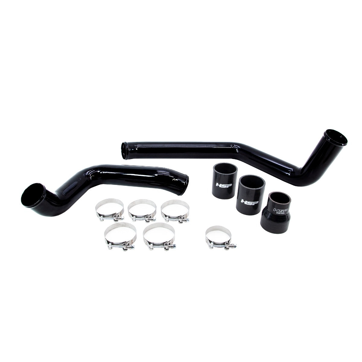 HSP Intercooler Bundle Kit For 2004.5-2005 Silverado/Sierra 2500/3500-Ink Black