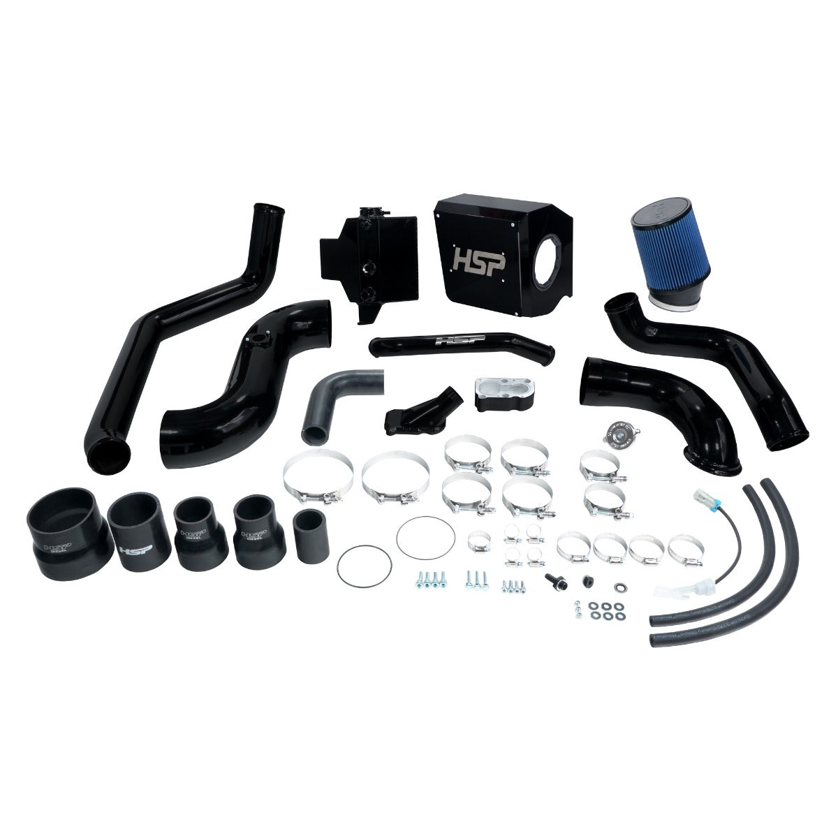 HSP Deluxe No Bridge/ With Cold Side Bundle Kit For 2004.5-2005 Silverado/Sierra 2500/3500-Illusion Cherry