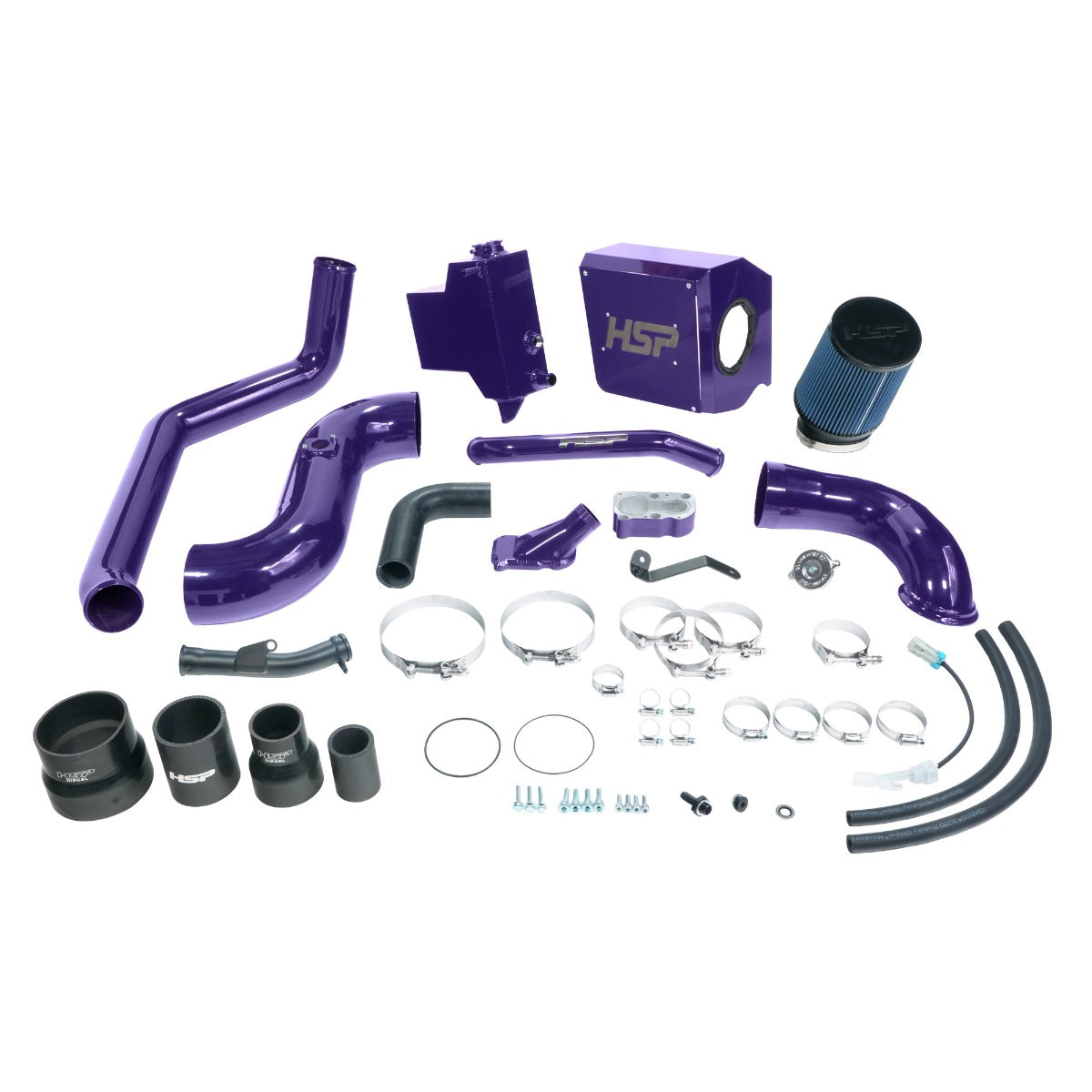 HSP Deluxe No Bridge/Cold Side Bundle Kit For 2006-2007 Silverado/Sierra 2500/3500-Illusion Purple