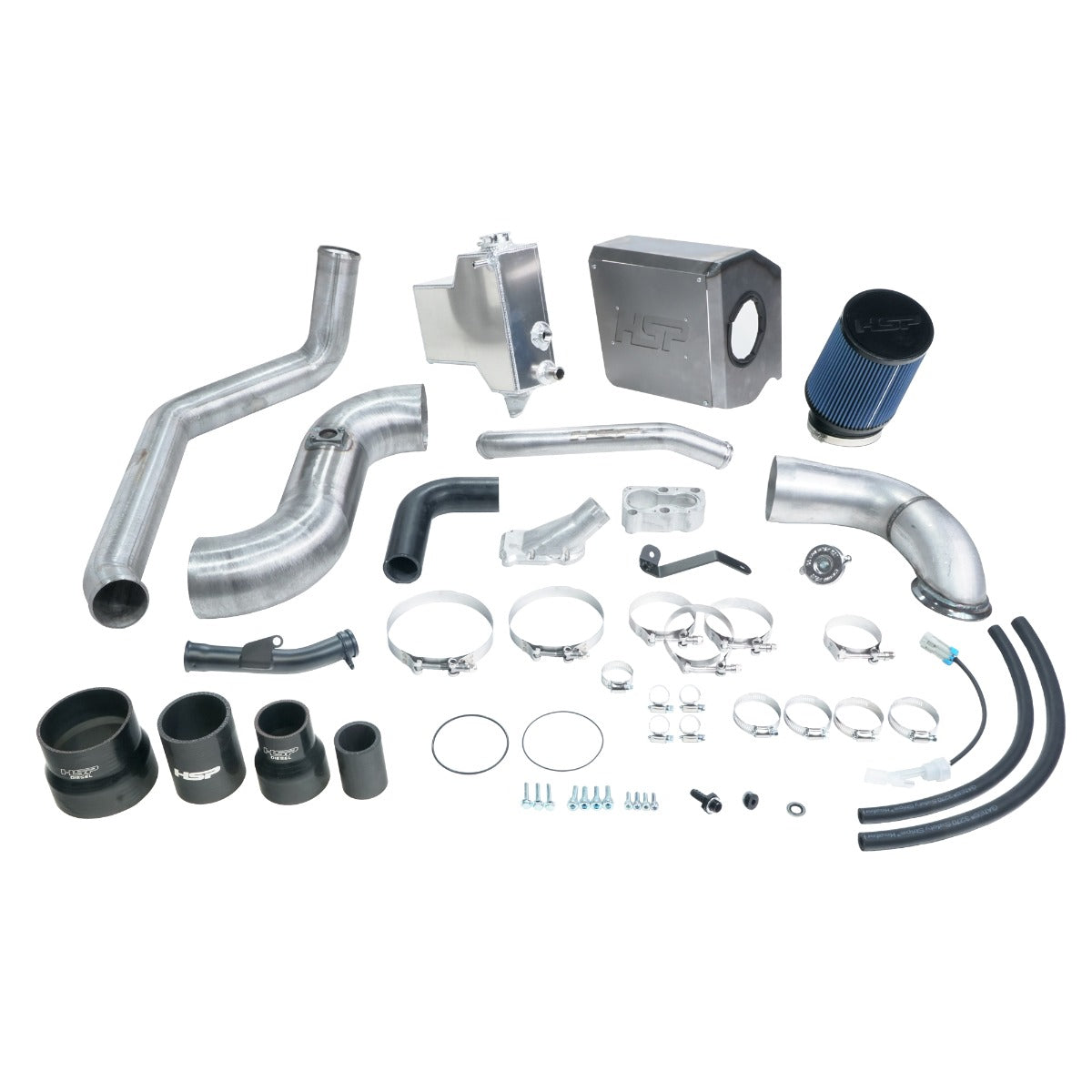 HSP Deluxe No Bridge/Cold Side Bundle Kit For 2006-2007 Silverado/Sierra 2500/3500-Ink Black