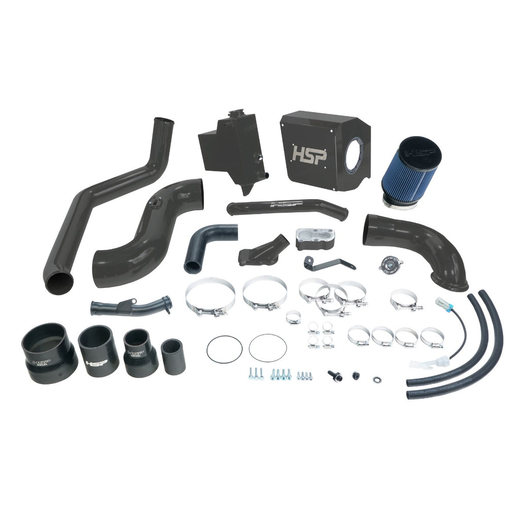 HSP Deluxe No Bridge/Cold Side Bundle Kit For 2007.5-2010 Silverado/Sierra 2500/3500-Flag Red