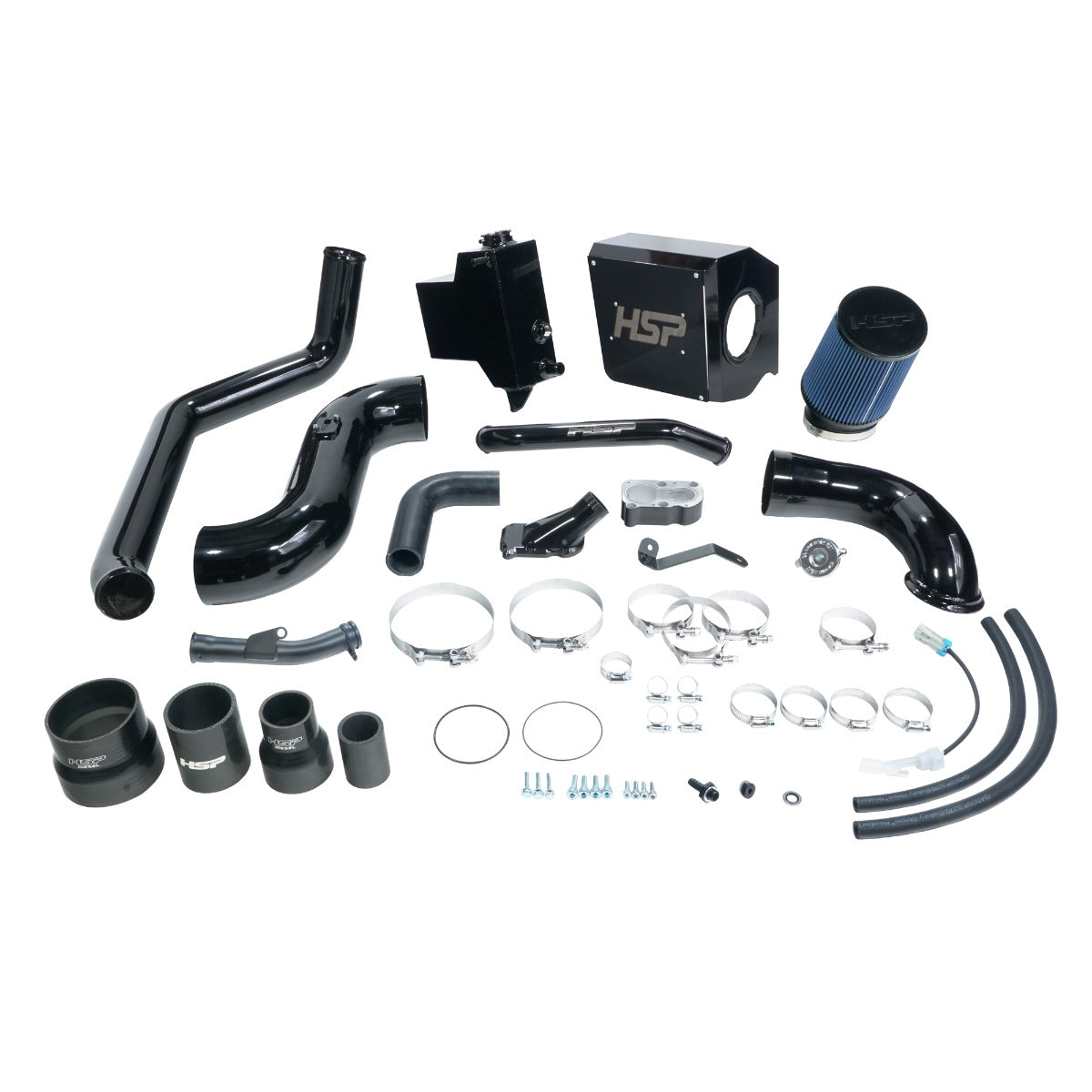 HSP Deluxe No Bridge/Cold Side Bundle Kit For 2007.5-2010 Silverado/Sierra 2500/3500-Ink Black