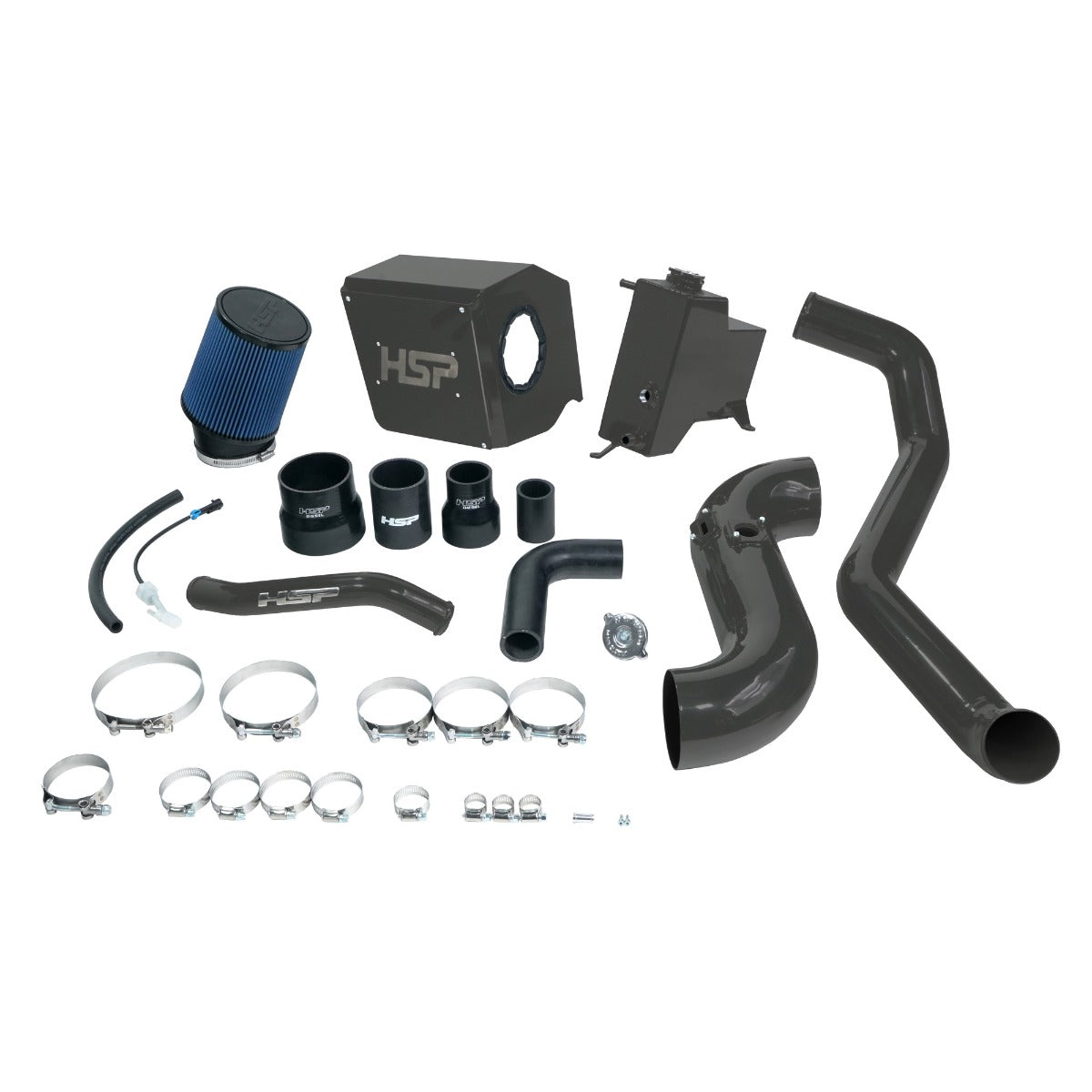 HSP Deluxe No Bridge/Cold Side Bundle Kit For 2013-2014 Silverado/Sierra 2500/3500-Ink Black
