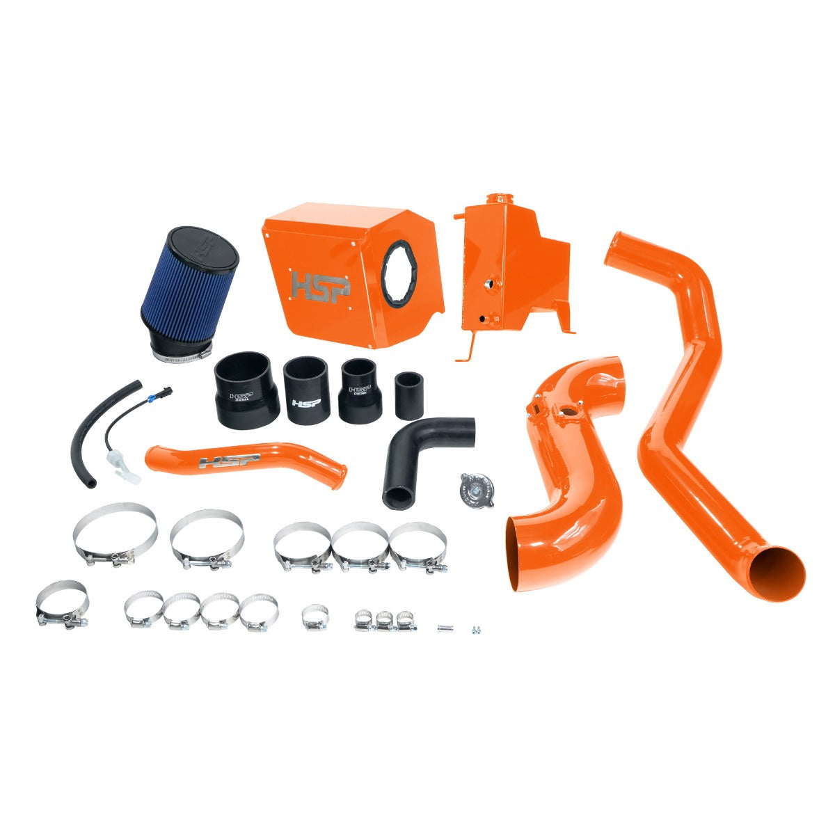HSP Deluxe No Bridge/Cold Side Bundle Kit For 2015-2016 Silverado/Sierra 2500/3500-M&M Orange