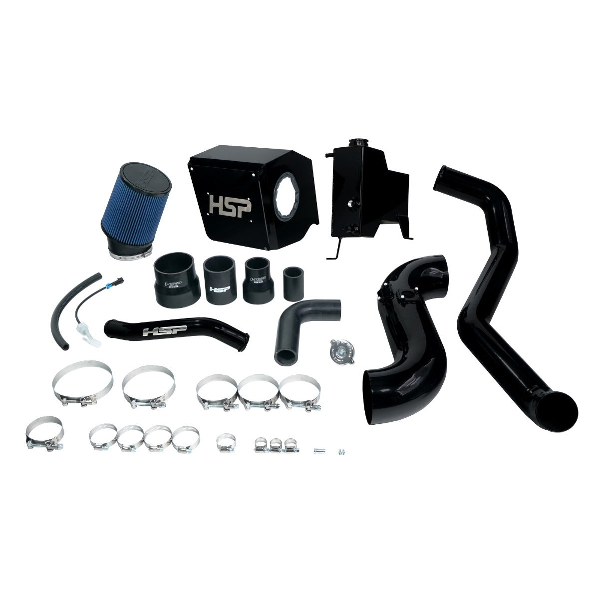 HSP Deluxe No Bridge/Cold Side Bundle Kit For 2015-2016 Silverado/Sierra 2500/3500-Silk Stain Black