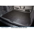 SMARTLINER Custom Fit Floor Liners For 2011-2012 Sienna (8 Passenger Model with Power Folding 3rd Row Seats)