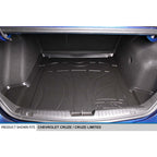SMARTLINER Custom Fit Floor Liners For 2011-2015 Chevrolet Cruze / 2016 Cruze Limited Manual Transmission