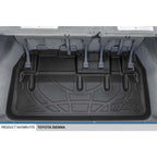 Smart Trim™ Custom Fit Floor Liners For 2013 2020 Toyota Sienna 7 Passenger Model