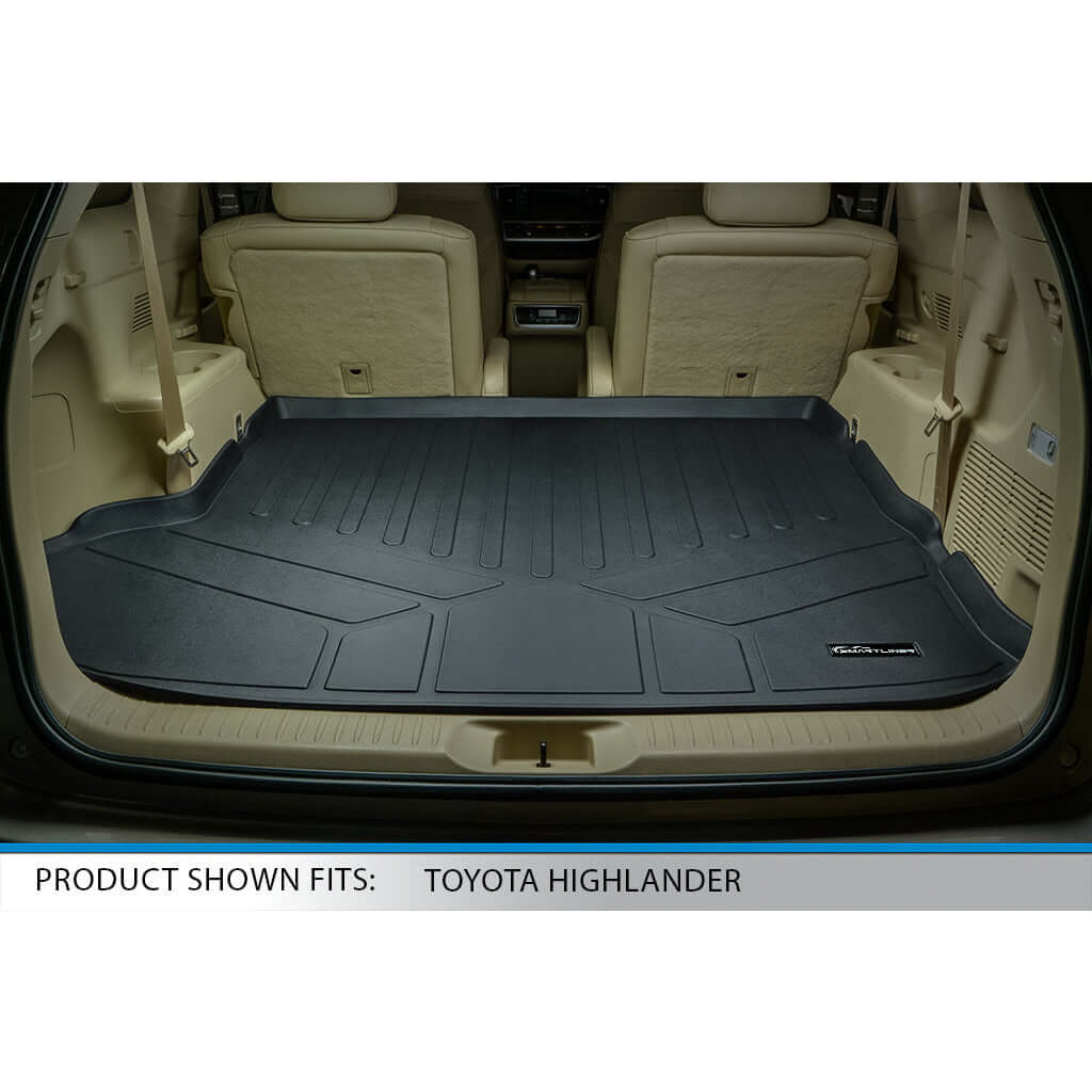 SMARTLINER Custom Fit Floor Liners For 2014-2019 Toyota Highlander (with 2nd Row Bench Seat)