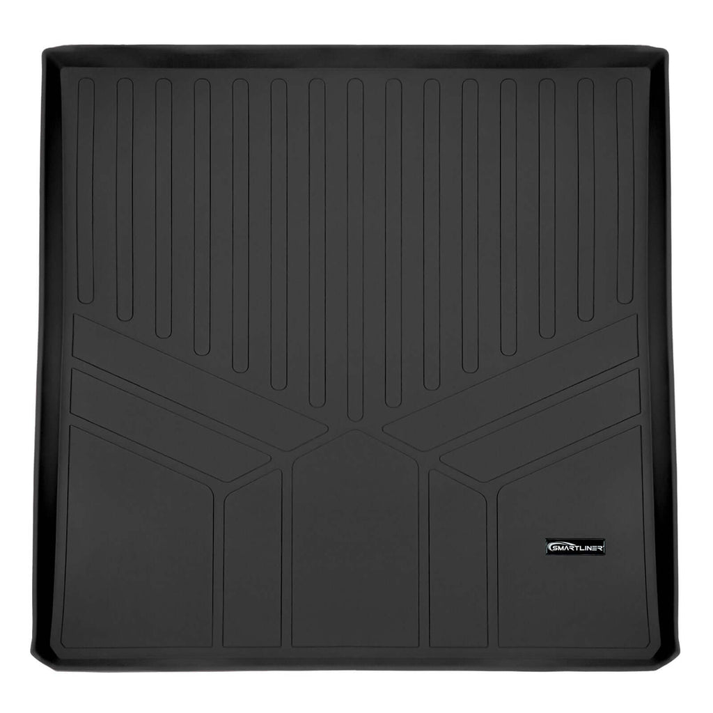 Smart Trim™ Custom Fit Floor Liners For 2013-2020 Dodge Grand Caravan with 2nd Row Bucket Seats and no Super Console