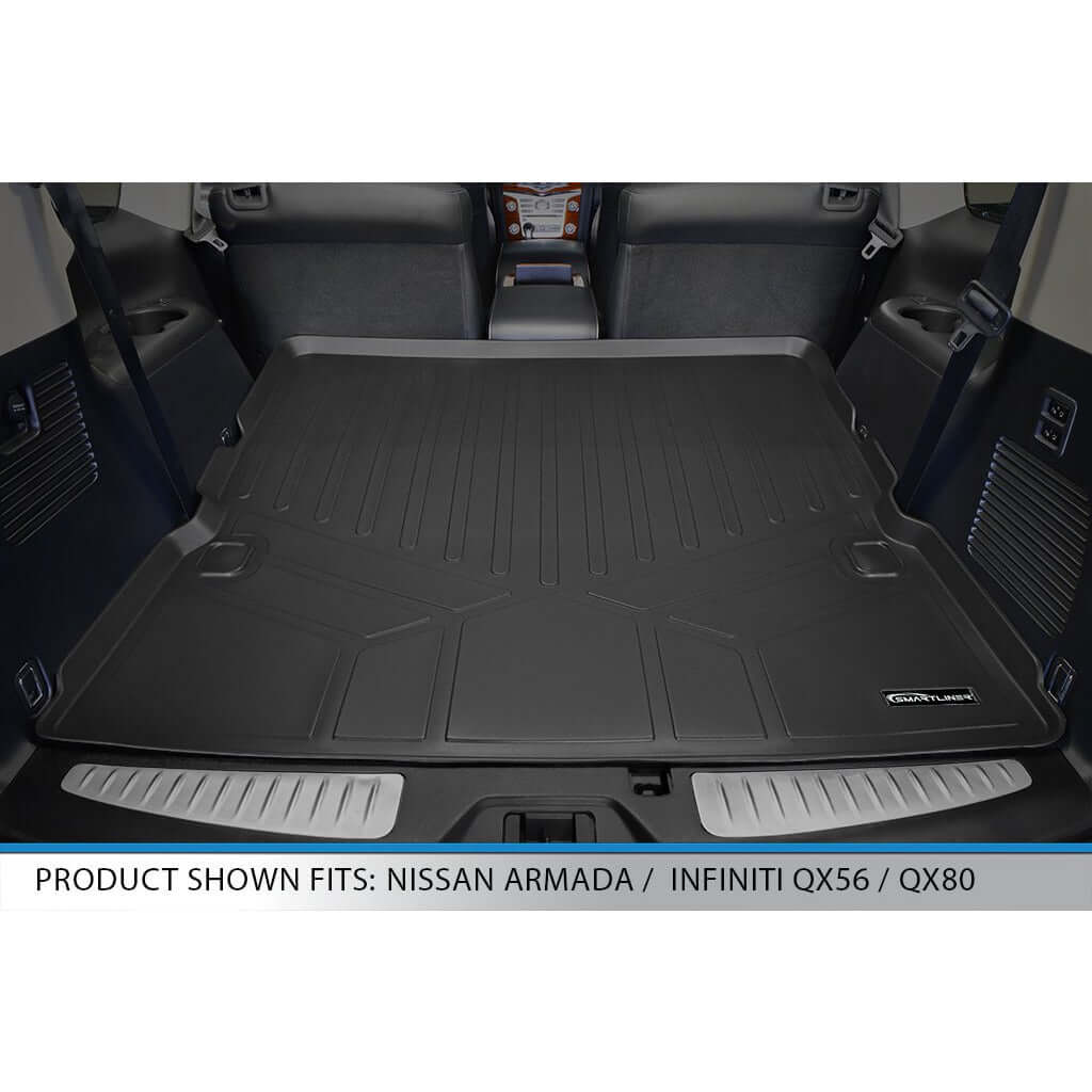 SMARTLINER Custom Fit Floor Liners For 17-18 Armada / 11-13 Infiniti QX56 / 2014-2018 QX80