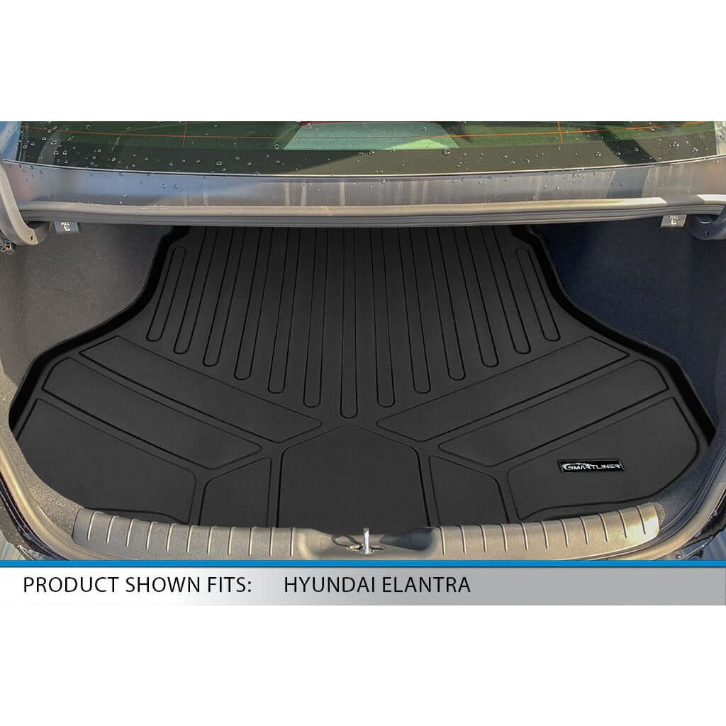 SMARTLINER Custom Fit Floor Liners For 2021-2025 Hyundai Elantra (No GT Models) Automatic Transmission