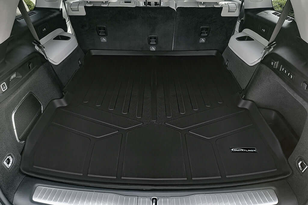 SMARTLINER Custom Fit Floor Liners For 2021-2025 Jeep Grand Cherokee L w/ 2nd Row Bucket Seats and center console (No subwoofer)