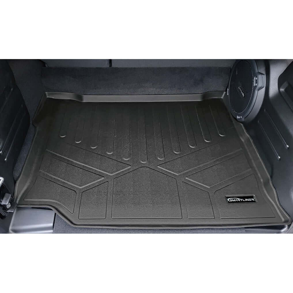SMARTLINER Custom Fit Floor Liners For 2021-2025 Jeep Wrangler 4xe (Without Trail-Rail system)