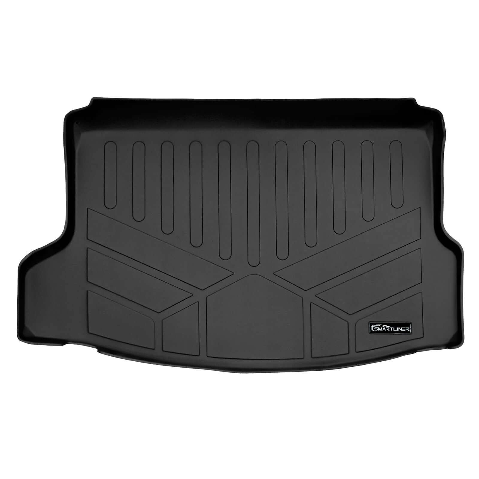 SMARTLINER Custom Fit Floor Liners For 2022-2025 Honda Civic Hatchback with 2nd Row USB Ports and Subwoofer in the Cargo Area
