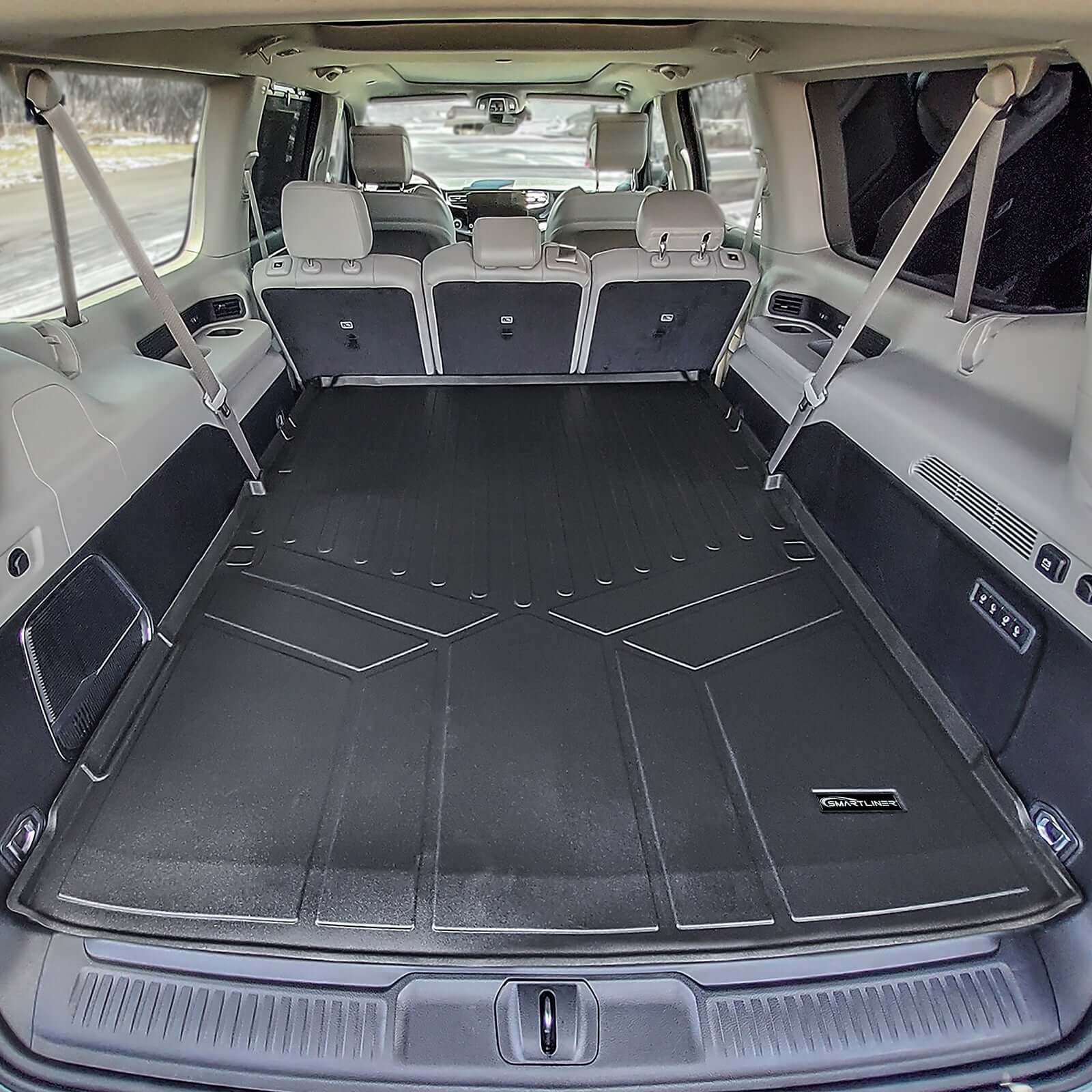 SMARTLINER Custom Fit Floor Liners For 2023-2025 Jeep Wagoneer L (7 Passenger Model)