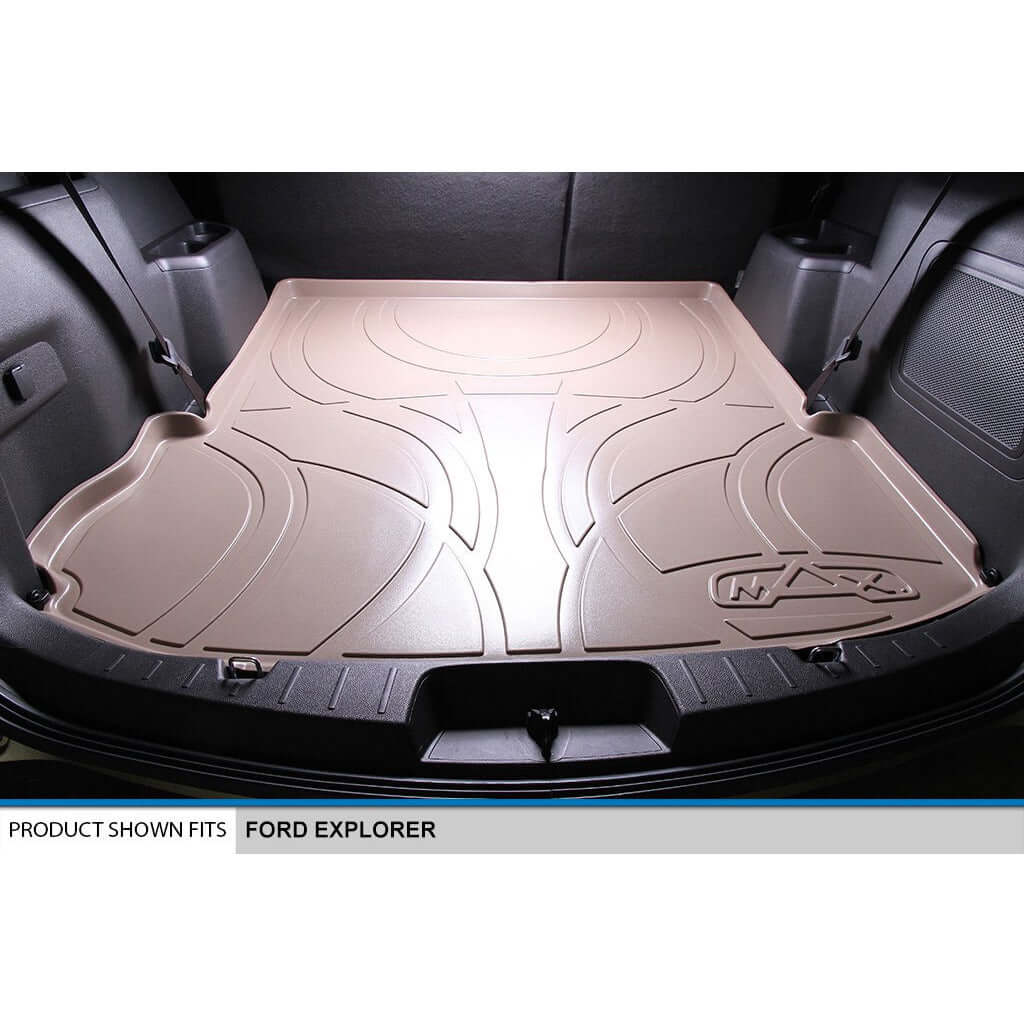 SMARTLINER Custom Fit Floor Liners For 2015-2016 Ford Explorer with 2nd Row Center Console