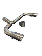 SPDZ1 Polished Tip Axle Back Muffler Exhaust for BMW F30 F32 335i 435i 2012-2016