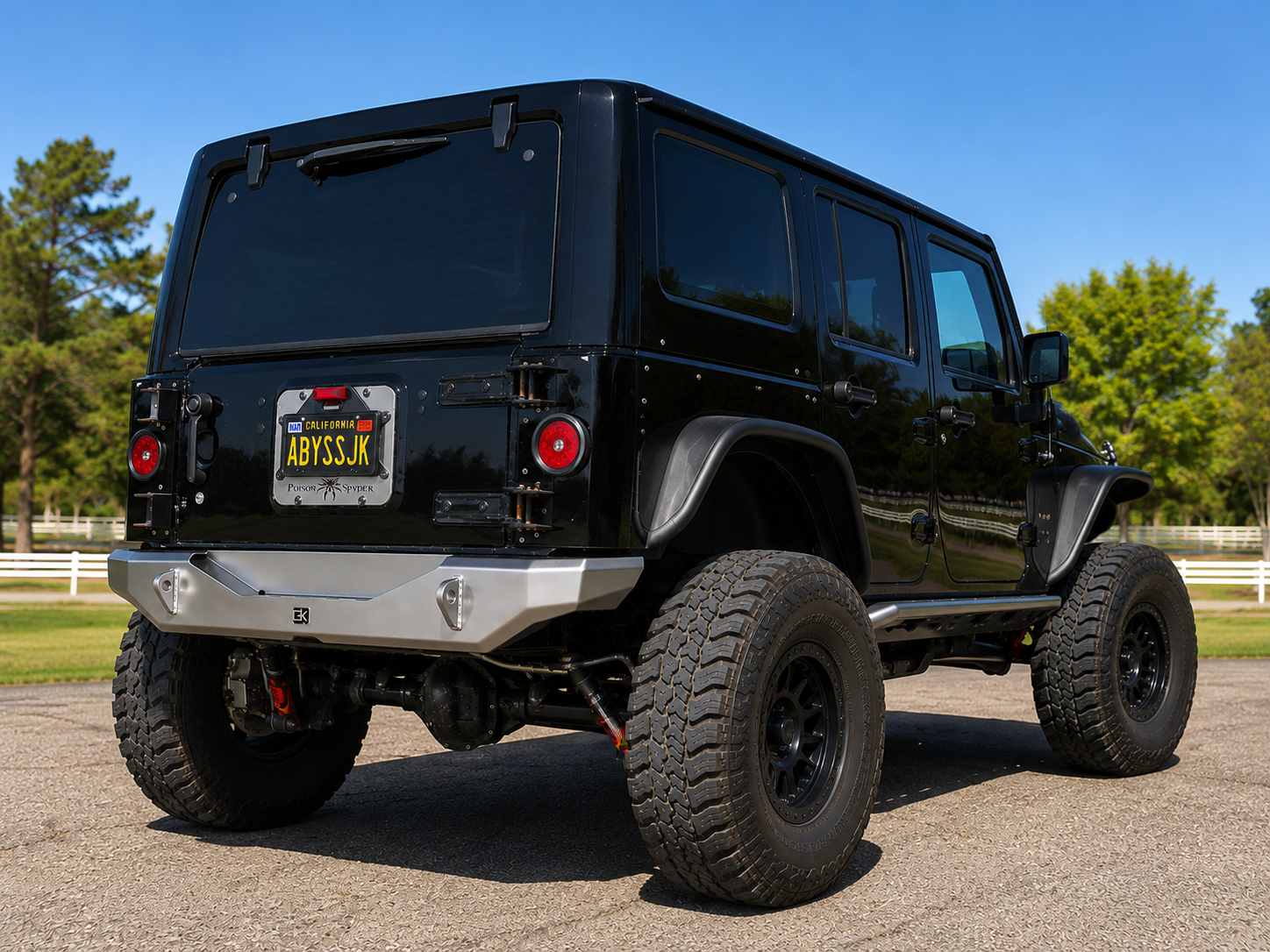 Gauntlet Series Rear Bumper for Jeep JK Wrangler (2007-2018)