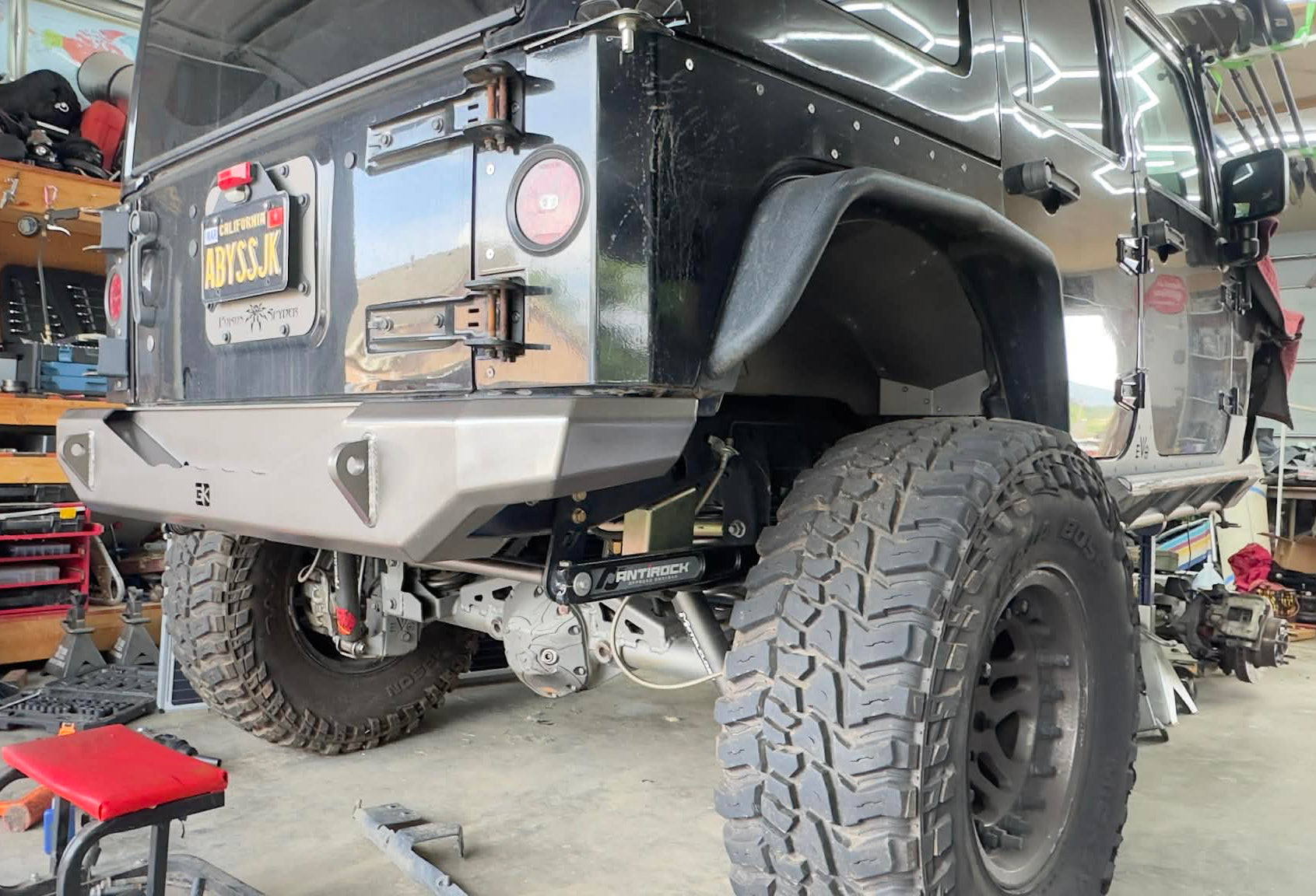 Gauntlet Series Rear Bumper for Jeep JK Wrangler (2007-2018)