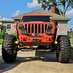 Gauntlet Front Bumper w/Winch Plate for Jeep JL/JT  (2018-2024) By Gatekeeper Off-Road