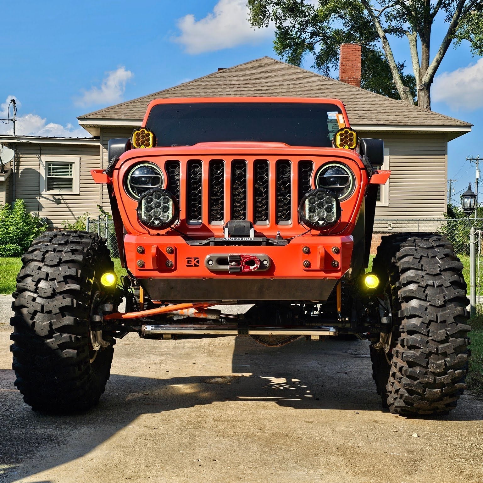 Gauntlet Front Bumper w/Winch Plate for Jeep JL/JT  (2018-2024) By Gatekeeper Off-Road