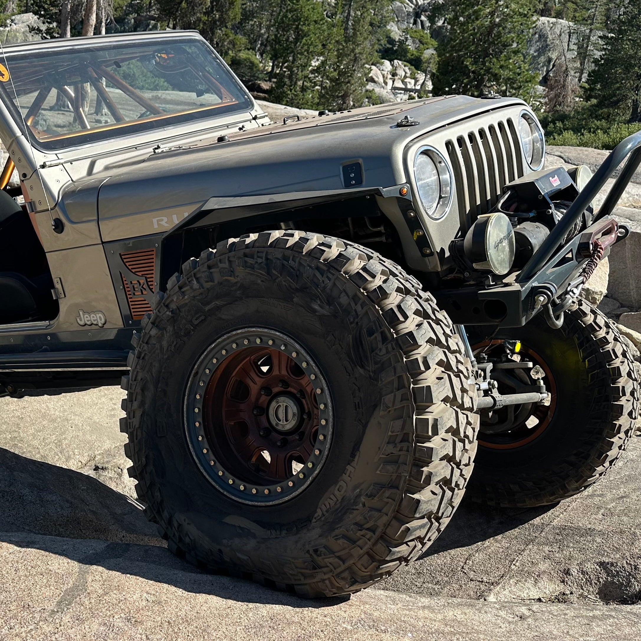 Diamond Series High Clearance Front Fenders for Jeep TJ Wrangler By Gatekeeper Off-Road