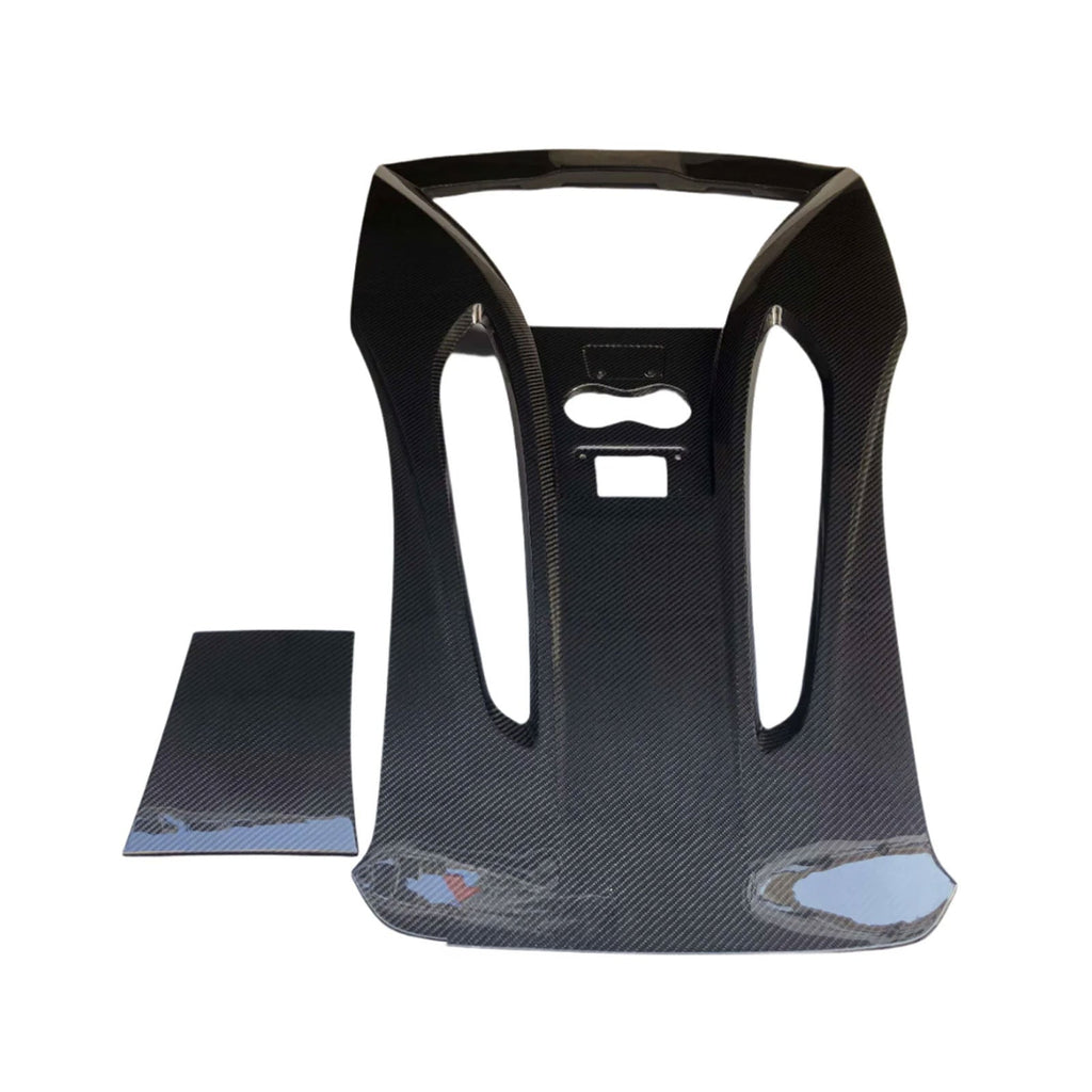 Dry Carbon Fiber Rear Engine Decklid Cover for McLaren 540 570S 570GT - Bull Boost Performance