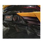Aggressive Carbon Fiber Rear Diffuser V1 for Lamborghini Huracan EVO - Bull Boost Performance