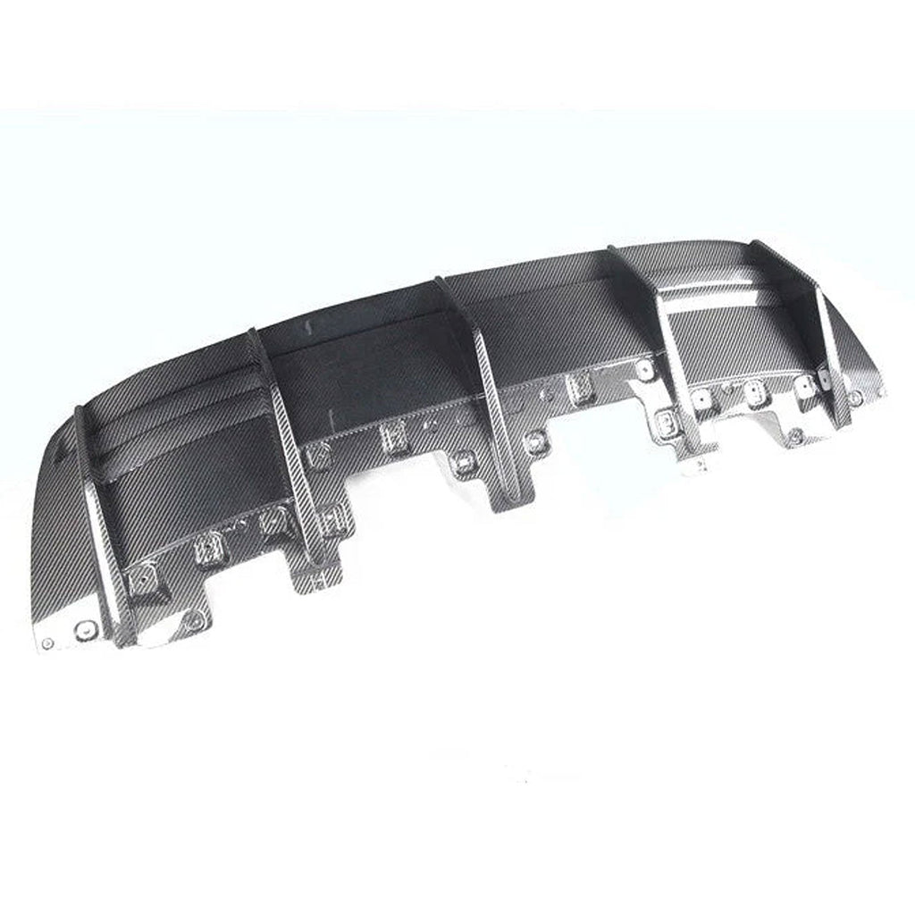 Aggressive Carbon Fiber Rear Diffuser V1 for Lamborghini Huracan EVO - Bull Boost Performance