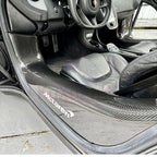 Dry Carbon Fiber Door Sill Covers for McLaren 540 570S 570GT 600LT - Bull Boost Performance
