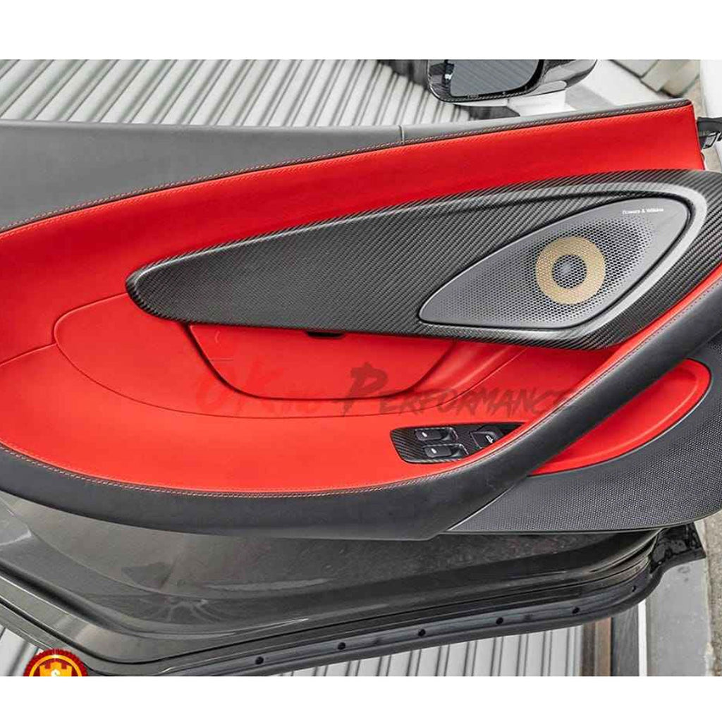 Dry Carbon Fiber Inner Door Trim Interior Kit for McLaren GT - Bull Boost Performance