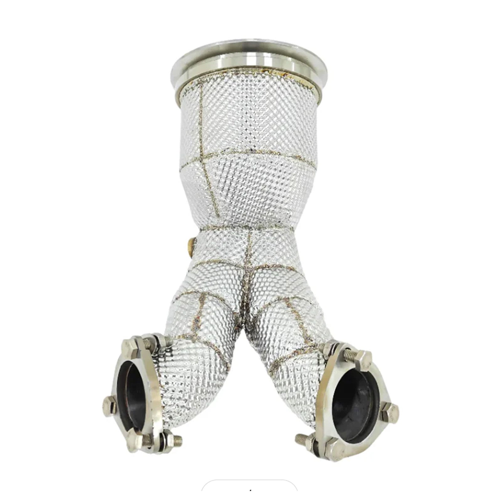 High Flow 304 Stainless Exhaust Downpipe for Audi SQ5 B9 3.0T - Bull Boost Performance