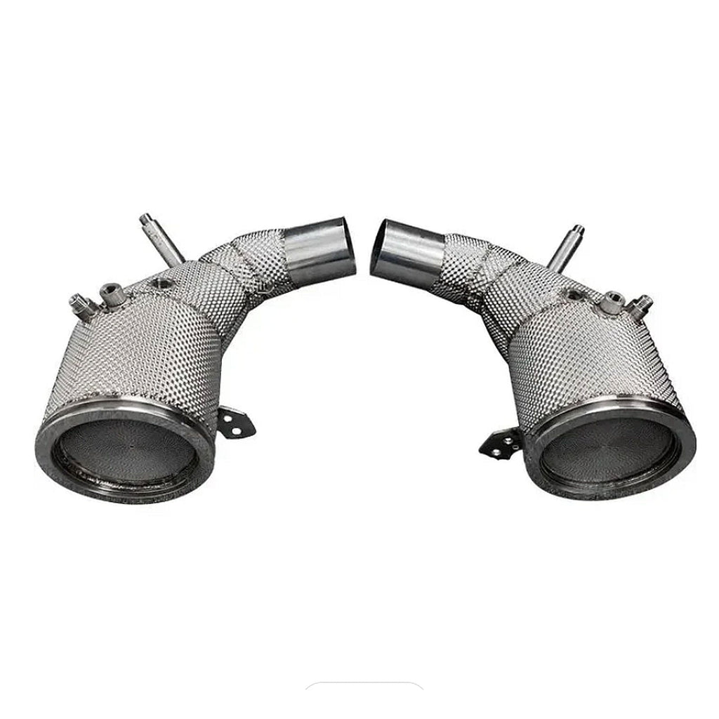 304 Catted Downpipe for Porsche Carrera Turbo S 992 992.1 992.2 GT3 RS GT3RS - Bull Boost Performance