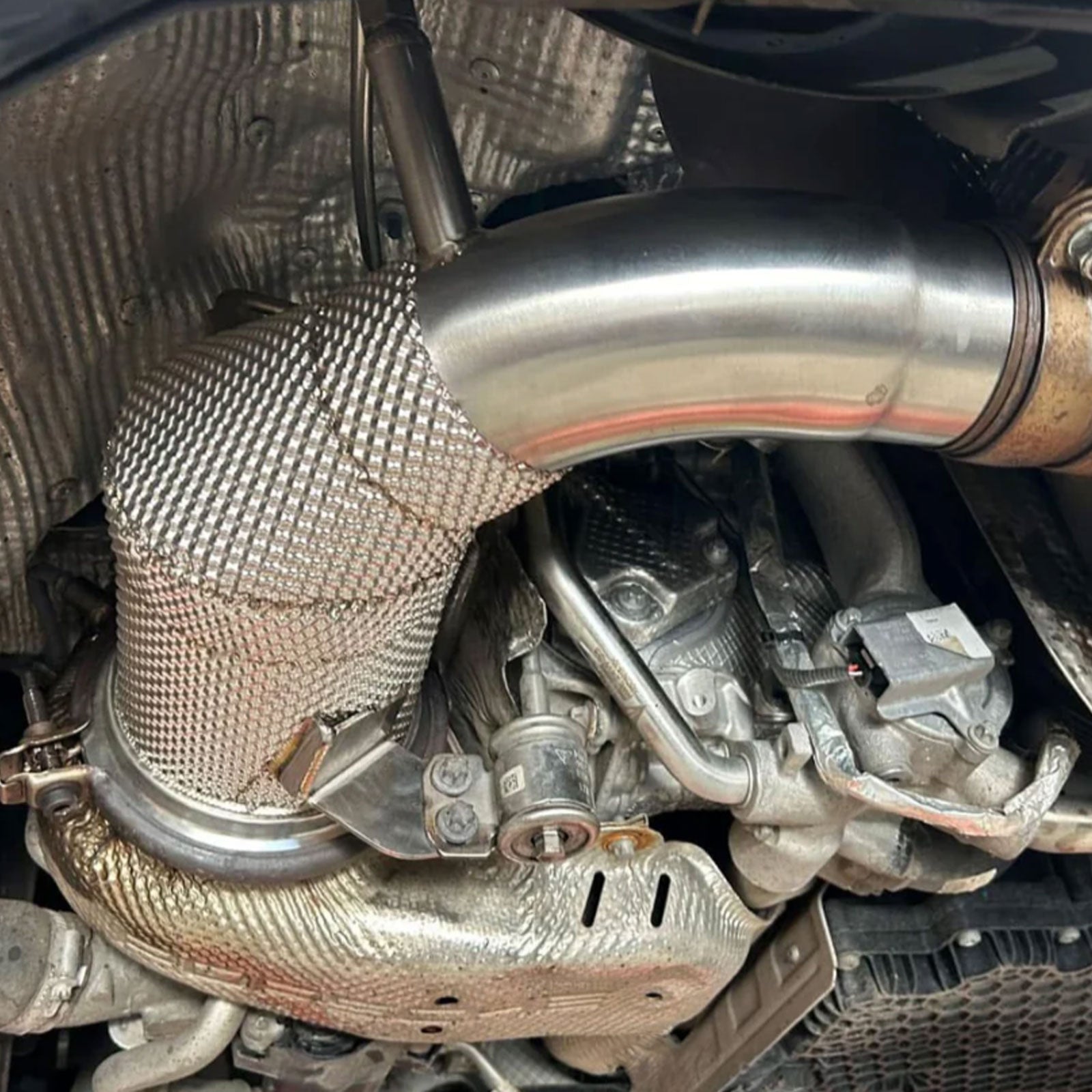304 Catted Downpipe for Porsche Carrera Turbo S 992 992.1 992.2 GT3 RS GT3RS - Bull Boost Performance