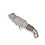 High Flow T304 Stainless Exhaust Downpipe for Toyota Supra A90 BMW G20 G29 M340i 3.0T - Bull Boost Performance