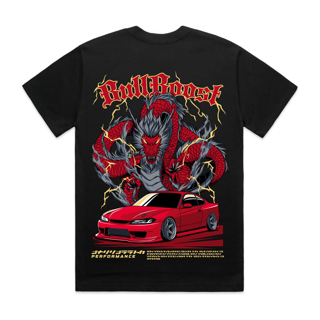 Bull Boost Performance Premium Automotive Cotton Crew Tee Shirts - Bull Boost Performance