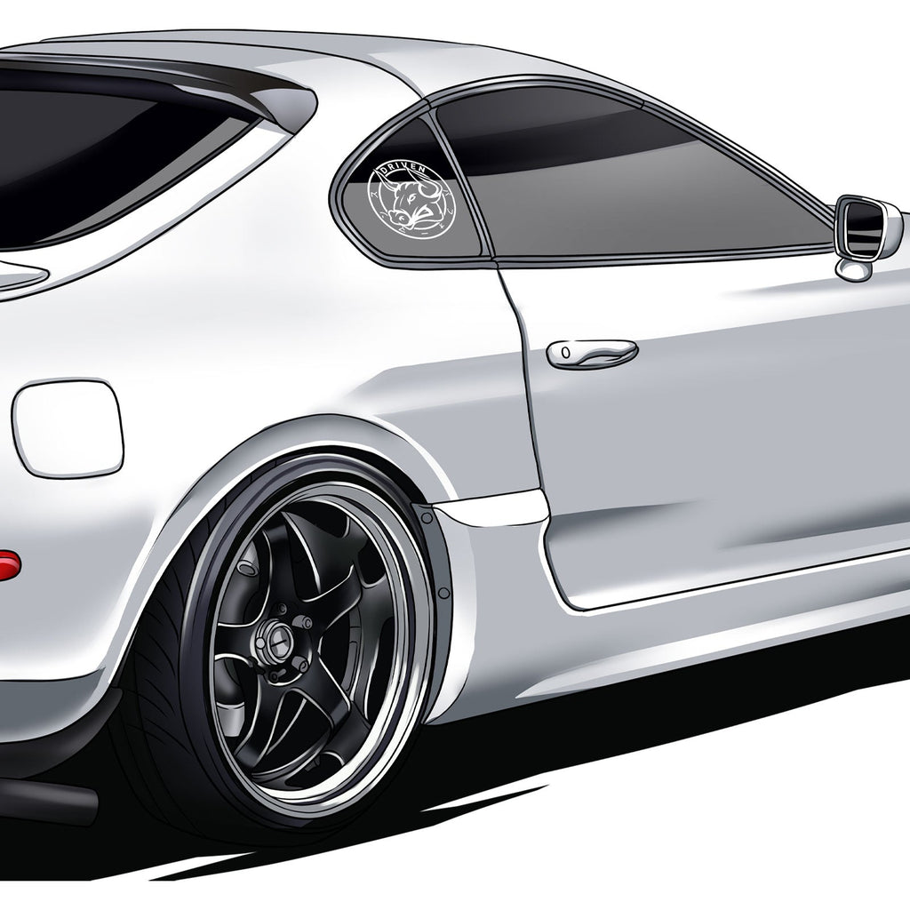 Bull Boost Driven Vinyl Window Sticker - Bull Boost Performance