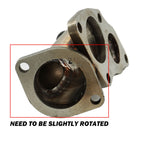 DSM Talon Eclipse o2 housing 90-99 1g 2g 4g63 Galant Stainless Steel Turbo SS - Bull Boost Performance