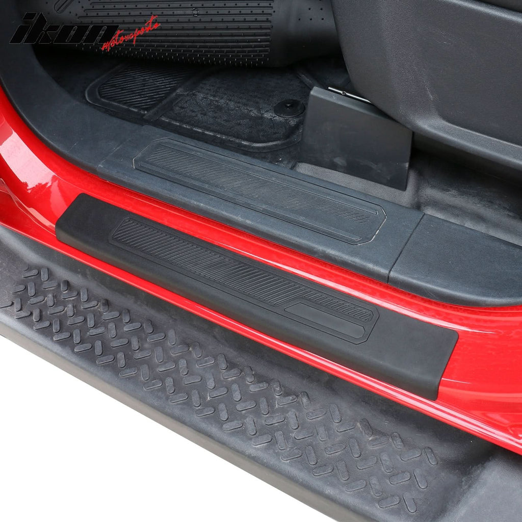2021-2025 Ford Bronco 4Dr Door Sill Entry Guards Plates Protector 4PCS